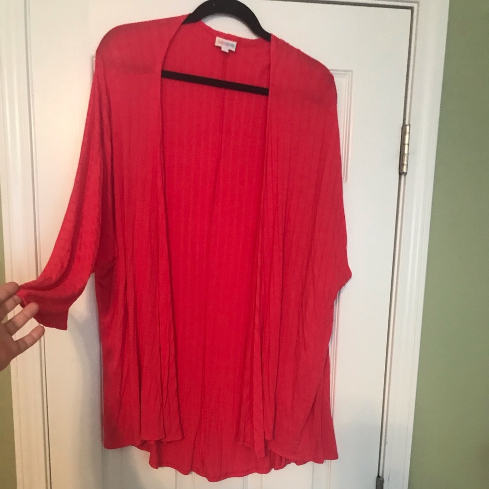 Bright Coralish-Pink and Super Soft Fits Like XL